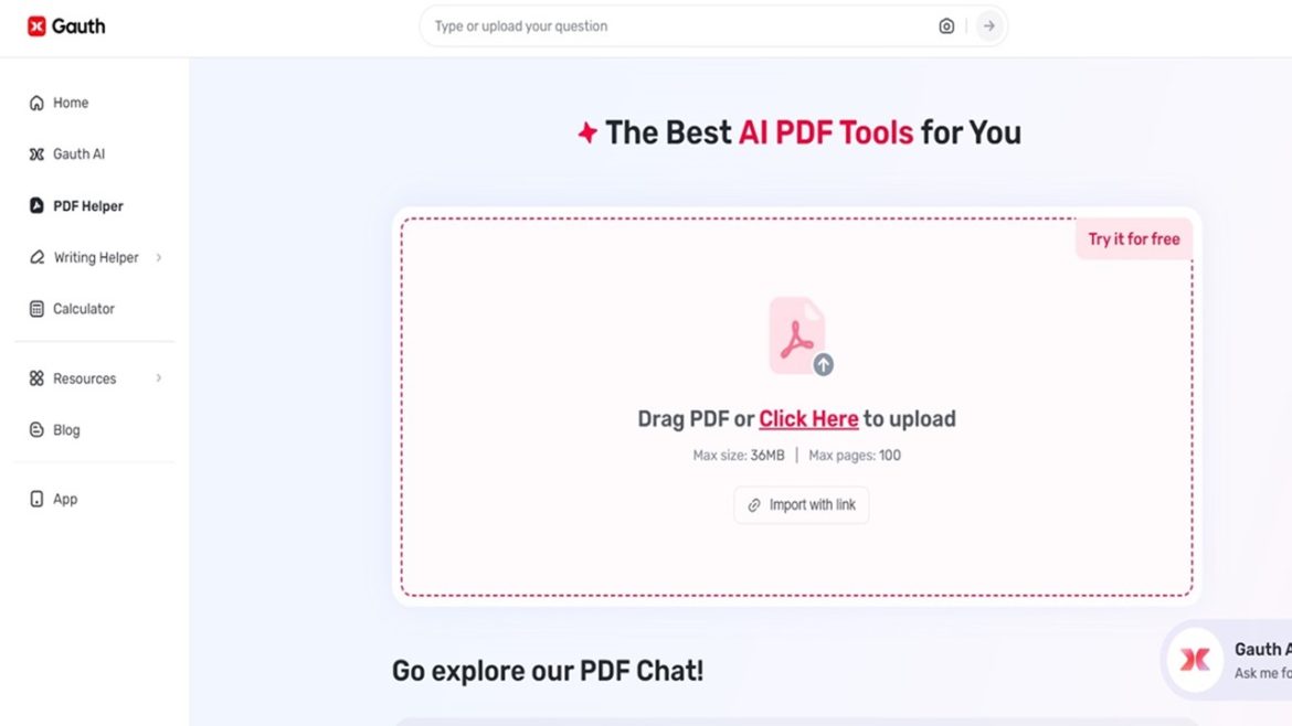 Maximize Medical Knowledge with Gauth s AI powered PDF Helper